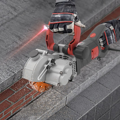 Groefzaag – Betonzaag – Muurzaag – Bouwzaag – 4800W Koperen Motor – Instelbare Zaagdiepte Tot 41 Mm