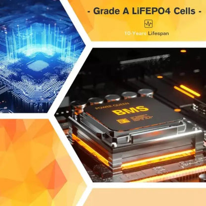 LiFePO4 Batterij – Loodaccu Alternatief – Camping Accu – Boot Accu – 12.8V – 150Ah Capaciteit – Snelle Laadtijd