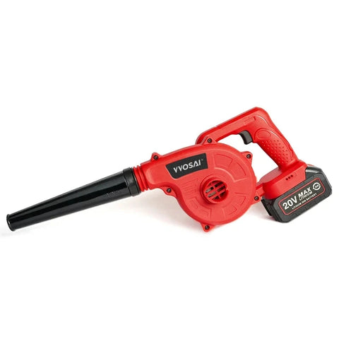 WS-F6-A2 - Leaf Blower - Low noise - 19000rpm - 20V - Leaf Vacuums and Blowers - Cordless Leaf Blower - Red