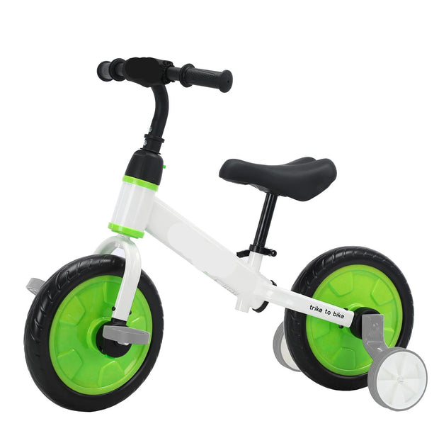 Peuter Oefenfiets - Kinderfiets - Loopfiets - Zijwieltjes - Unisex - 2-6 Jaar oud