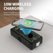 Jumpstarter - Jumpstarter voor Auto - 12V - 2500A - 10W - Startapparaat voor Auto - Jumpstarter met Powerbank - Multifunctionele Jumpstarter - Zwart