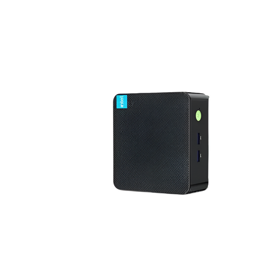 Mini PC – Mini Computer – Mini Desktop – Mini PC Compact – Intel Alder Lake N100 Processor – Dual 4K HDMI Uitgangen - Geen RAM - Geen SSD - Zwart