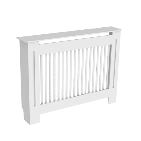 Radiatorombouwen - Radiatorbekleding - Woonkamer Meubels - Moderne Minimalistische Stijl - Verticaal - Medium - Buitenkant 111x19X92cm/43.7x7.5x36.2inch - Binnenkant 104x17.3x91cm/40.94x6.81x35.8inch - Wit
