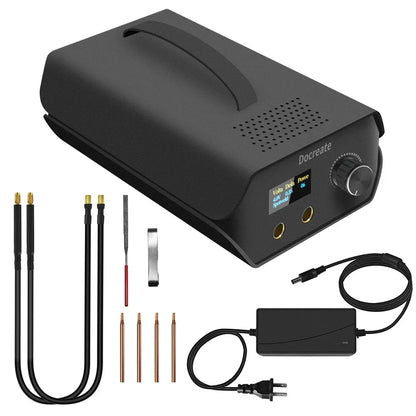 Spotlasser – Spotlasmachine – Puntlasser – Batterijlasser – Lasapparaat – 3000 Farad Supercondensatoren – Nikkel en RVS 0,4 mm Geschikt