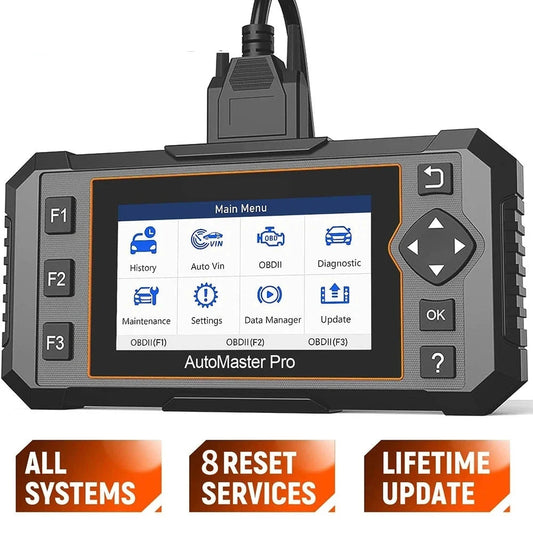 OBD2-Scanner – Autodiagnoseapparaat – Foutcode Lezer – Diagnose Tool – Auto Scanner – 4,3 Inch Kleurenscherm – Levenslange Updates