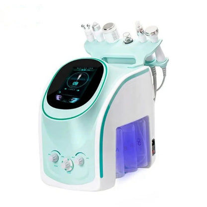 6-in-1 Hydrodermabrasie Machine – Huidverzorgingsapparaat – Gezichtsreinigingsapparaat – Anti-Acne – Huidverjonging – 35W Vermogen – Vacuum Tot 90 kPa