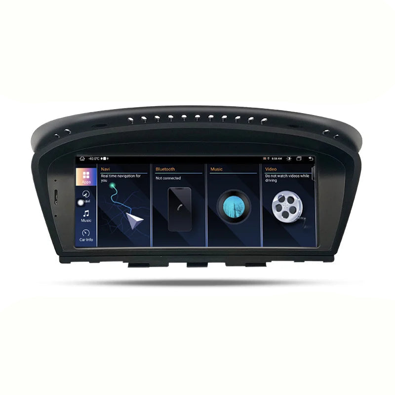 Multimediasysteem BMW 3- en 5-Serie – Autoradio Display Navigatie – Touchscreen Infotainment – Android 14 Systeem – 10,25 Inch IPS – 8GB RAM 128GB Opslag - QUORE