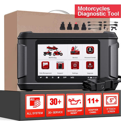 Motor Diagnose Scanner – Motorfout Lezer – Motor Scanner – Motor Diagnose Tool – 7-Inch Touchscreen – WiFi Updates