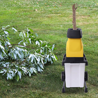Elektrische Houtsnipperaar – Tuinafvalverwerker – Takkenversnipperaar – Houtversnipperaar – Groenafvalverwerker – 2500W Motor – 45 Liter Opvangbak