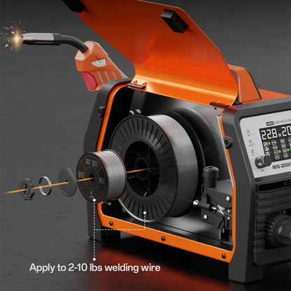 Lasmachine – MIG Lasapparaat – Multifuntionele Lasmachine – MMA Lasser – Lift TIG – Automatische Draadaanvoer – Synergic Controle