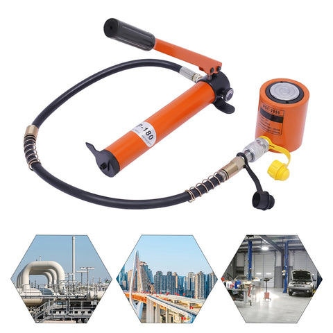 Luchtpomp - Auto Jack Luchtpomp - Hydraulische - Lucht Hydraulische Jack - Handmatige hydraulische pomp - 7kg - Oranje