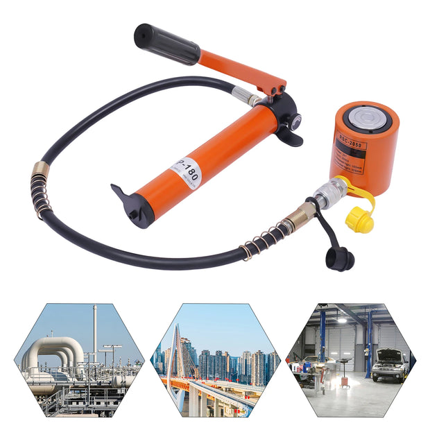 Luchtpomp - Auto Jack Luchtpomp - Hydraulische - Lucht Hydraulische Jack - Handmatige hydraulische pomp - 7kg - Oranje