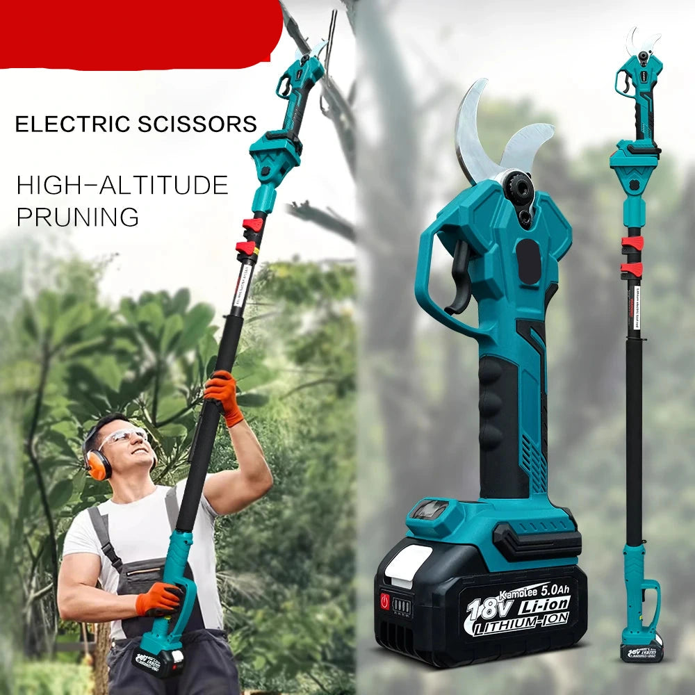 Elektrische Snoeischaar – Accu Snoeischaar – Tuinschaar – Takkenknipper – Carbon Stalen Mes – Brushless Motor - Zonder Batterij - Steel