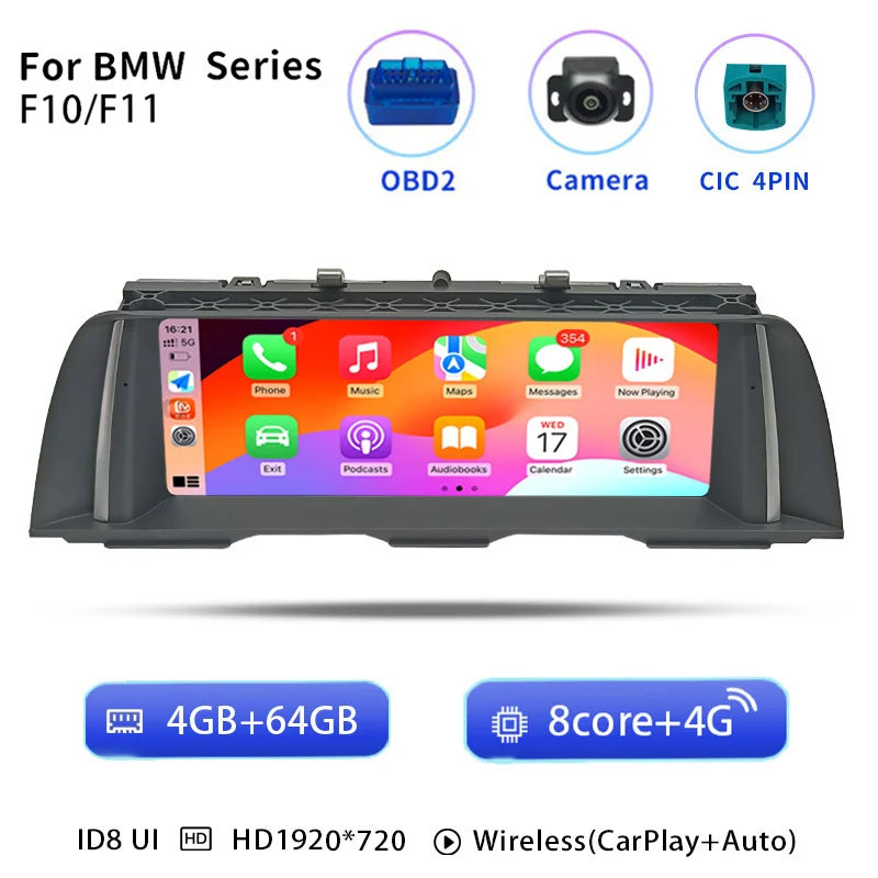 Autoradio – 2-DIN Multimedia Speler – Auto Radio – Navigatiesysteem – Carplay Ondersteuning – Android 14 OS – 10,25 Inch Scherm – 8-Core Processor