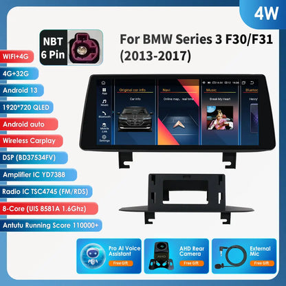 Autoradio – Auto Radio – Car Stereo – 2DIN Multimedia Speler – CarPlay Android 13 – 10,25 inch Touchscreen – GPS Navigatie