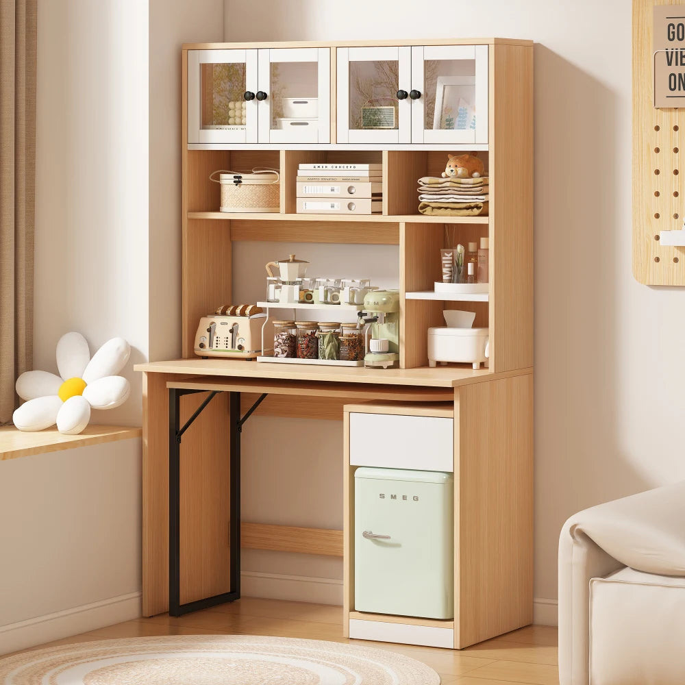 Hoge Kast – Boekenkast – Opbergkast – Kantoorkast – Vitrinekast – 180 Cm Hoog – Acryldeuren