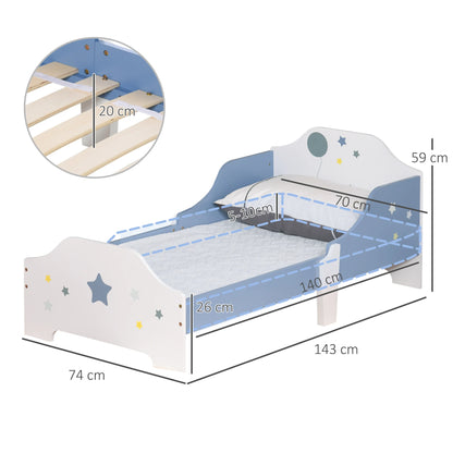 Kinderslaapbed – Kinderbedje – Peutertbed – Juniorbed – Bed Voor Kinderen – Veilig Met Afgeronde Hoeken – Lage Instaphoogte