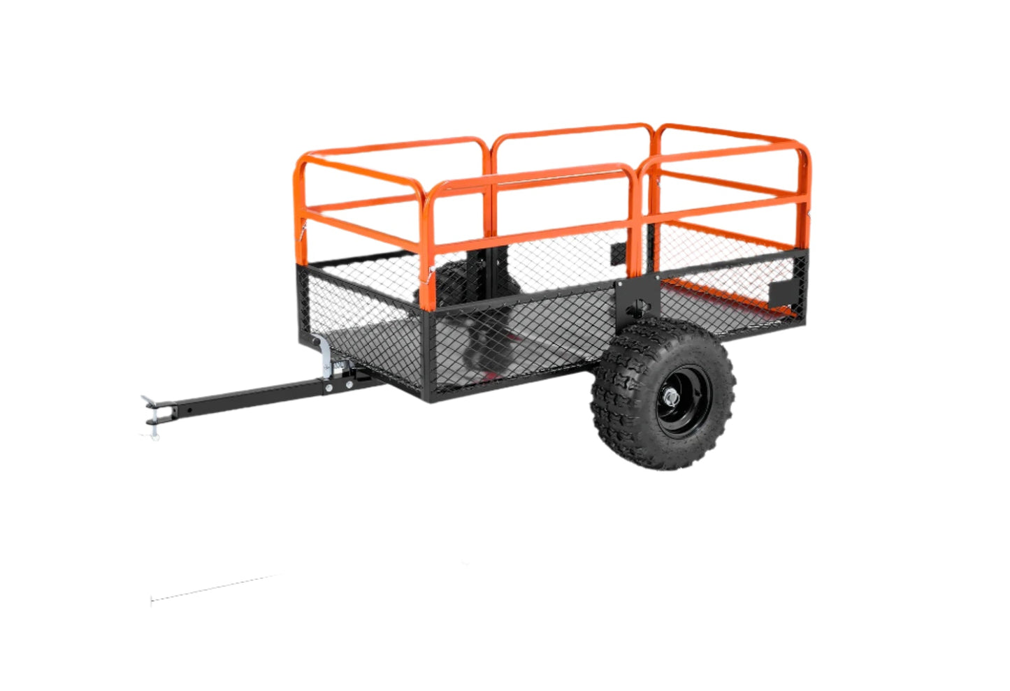 Tuinwagen – Tuinkar – Aanhanger – Tuinbak – Transportwagen – 28 Kubieke Voet Laadruimte – Draagvermogen 800 Kg - 28 Kubieke Voet - QUORE
