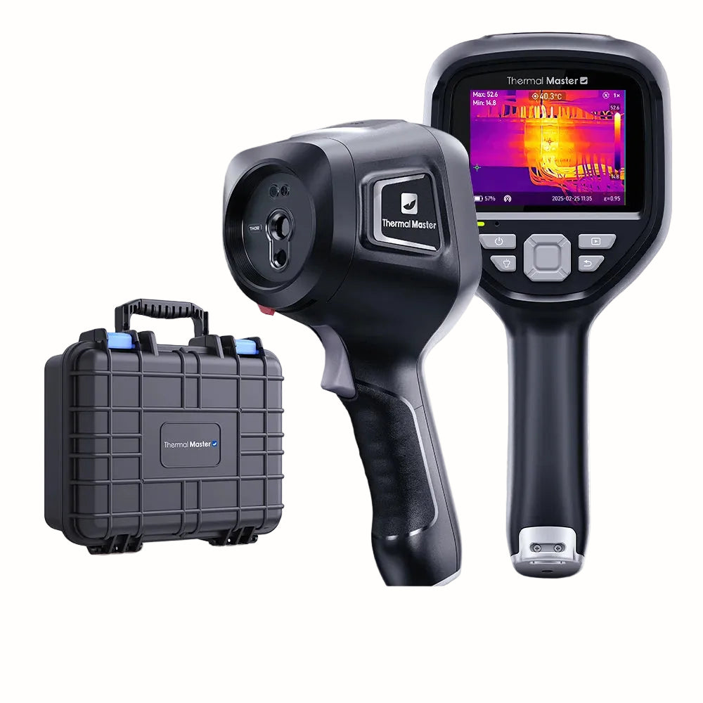 Warmtebeeldcamera – Thermische Camera – Infrared Camera – Temperatuurmeter – Thermografie – 512×384 X³IR Resolutie – 3,5 Inch Scherm Met LED en Laserpointer - QUORE
