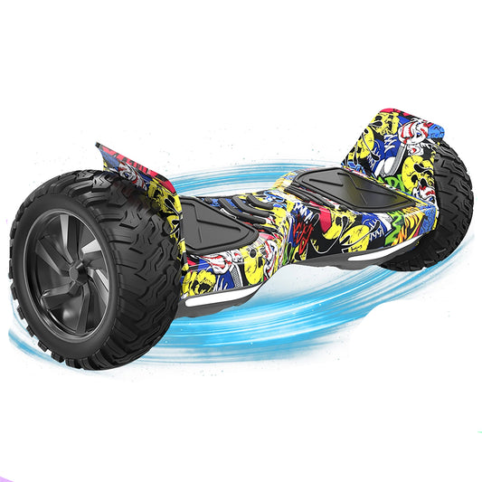 All Terrain Hoverboard – Hoverboard 8.5 Inch – Elektrische Scooter – Balansboard – Dual-Motoren – Led-Verlichting - QUORE