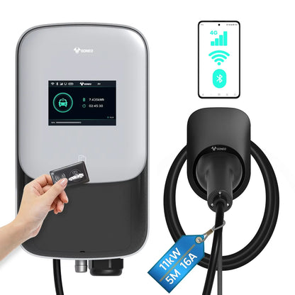 Laadstation Elektrische Auto – Elektrische Autolader – EV Oplaadpunt – Elektrische Wagen Lader – Oplaadstation EV – 3-fase AC Voeding – Type 2 Stekker – 2-6 Meter Kabel – CE TÜV RoHS Certificaat