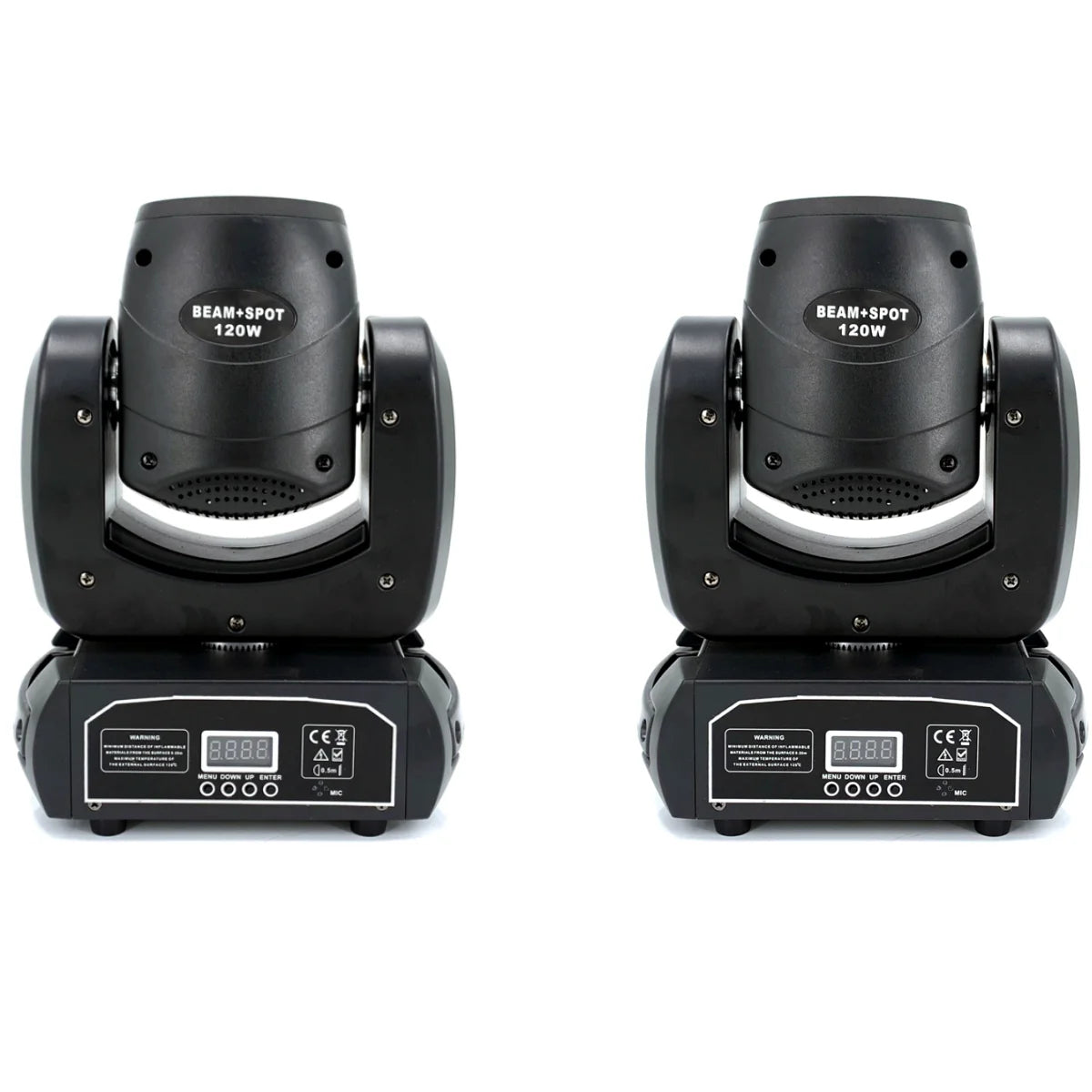 Mini LED Moving Head Licht – DJ Lamp – Podiumverlichting – Moving Head Spot – LED Effect Licht – 120W Krachtige Beam – 8 Roterende Prisma’s – EU Plug - QUORE