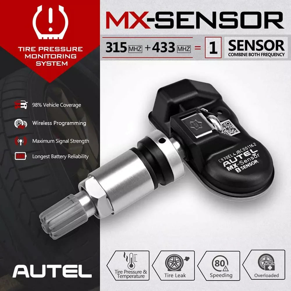 Autel - Bandenspanningsmeter - Bandenspanningsmeter - Bandenspanningsmeter - Bandenreparatiegereedschap - Scannerprogrammering - 8x 2 in 1 Rubber - QUORE