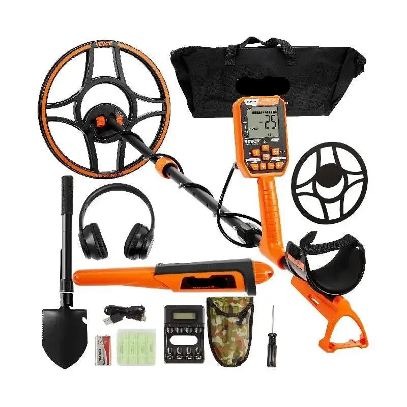 Metaaldetector - Professionele Metaaldetector - Onder Water Metaaldetector - Metaalzoekapparaat - Detectieapparaat - Oplaadbare - 12inch - IP68 Waterdichte Spoel - 7 Modi - LCD Display - voor Schatzoeken en Onderwatergebruik
