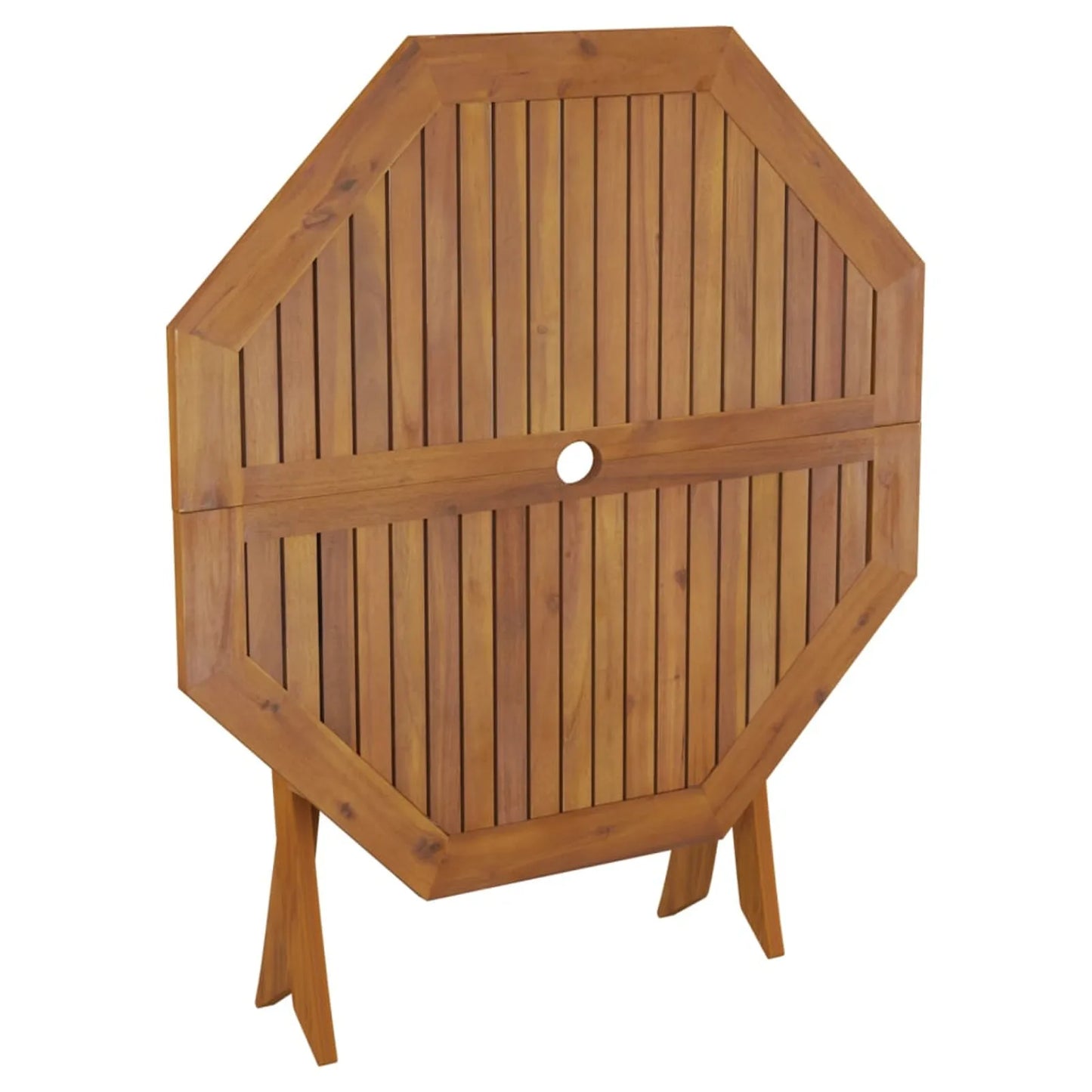 Opvouwbare Tuinset – Houten Tuinmeubel – Balkonset – Terrasmeubels – Massief Acaciahout – Parasolstandaard – Ruimtebesparend Design