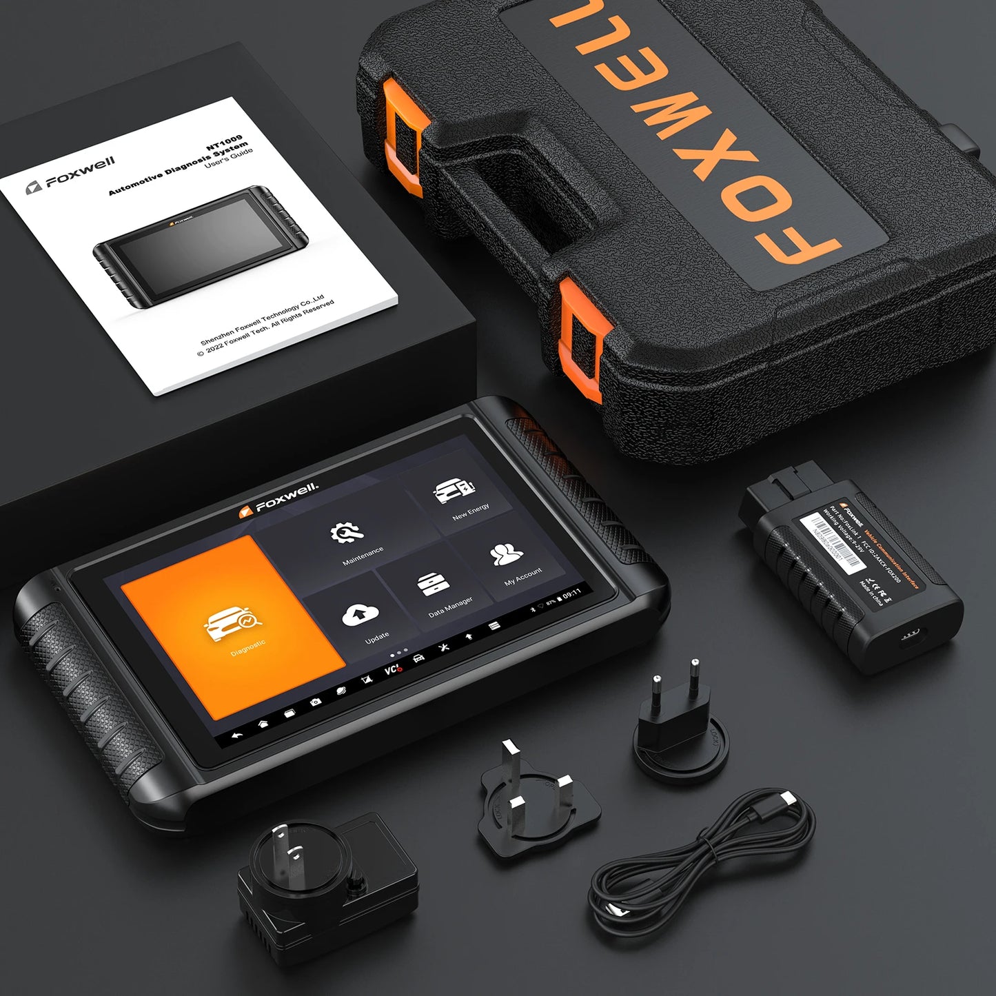 OBD2 Scanner – Auto Diagnostiek – Foutcode Uitlezer – Reset Tool – Bluetooth – Draadloos – 10,1 Inch Touchscreen