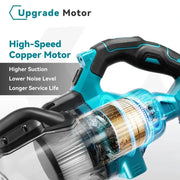 Cordless stick vacuum cleaner - Vacuum cleaner - Vacuum cleaner cordless - Vacuum cleaner - Vacuum cleaner cordless - 1000W - with 2 18V batteries