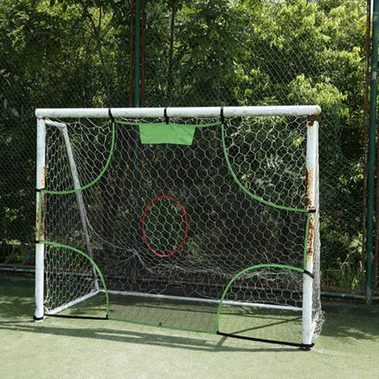 Doelwand - 3 gaten - verwijderbaar - gatendoek voor op doel - voetbalspullen - voetbal trainingsmateriaal - QUORE