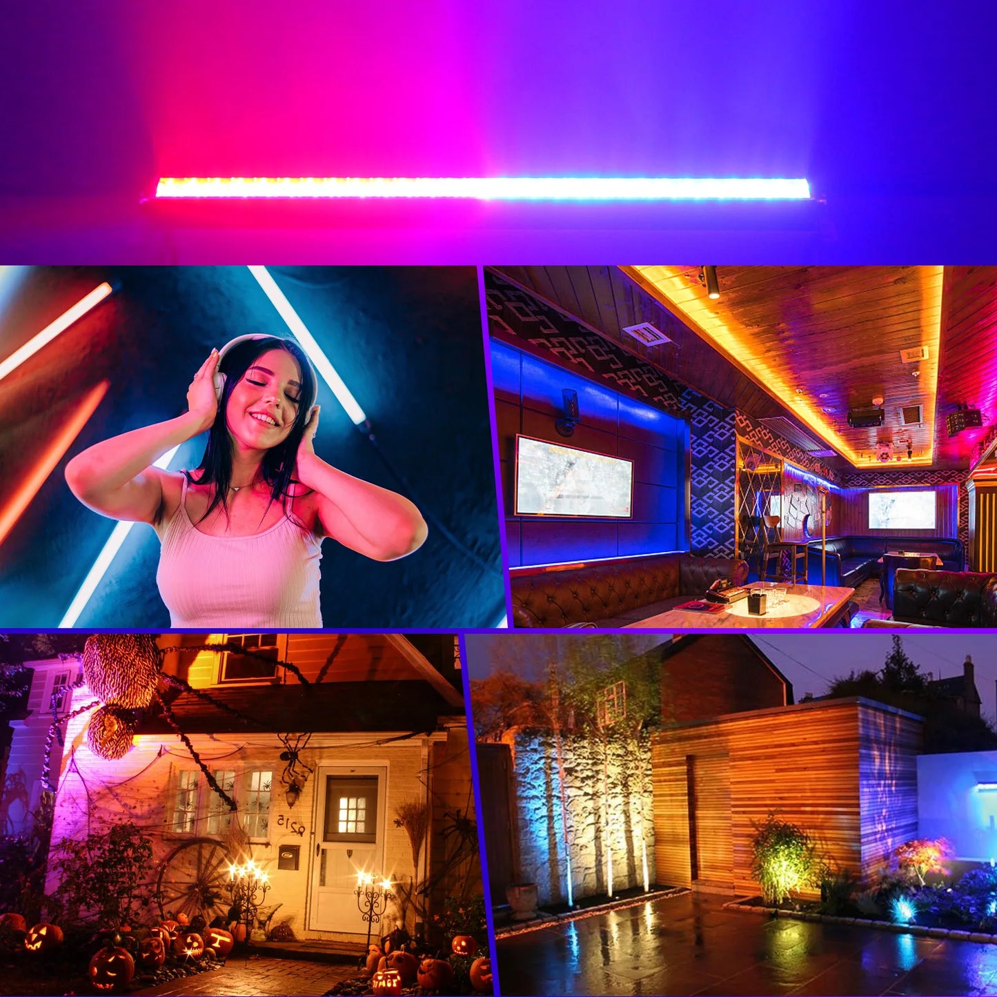 LED Wash Light – RGB Wall Washer – Stage Lighting – DJ Verlichting – Feestlamp – 4 Stuks – 36W Vermogen – DMX512 Besturing