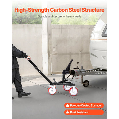 Trailer Dolly – Aanhanger Verplaatswagen – Trailer Versteller – Boot Dolly – Hoge Draagkracht Tot 1587 Kg – Verstelbare Hoogte 18/22 Inch