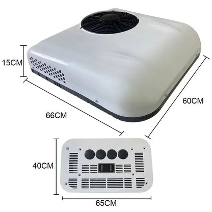 Hot Sale Rooftop12V 24V DC Electric Parking Air Conditioner Fast cooling Air Conditioning System For Truck Car Van