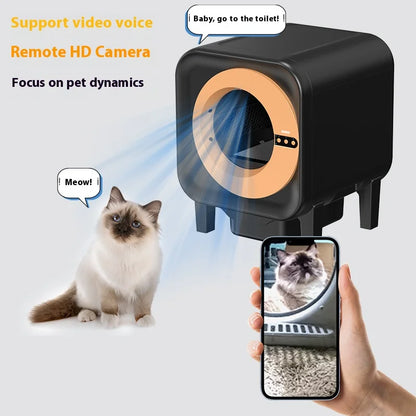 Kattenbak – Kattenbakken – Kattentoilet – Automatische Kattenbak – Zelfreinigende Kattenbak – Ruim 70L Binnenruimte – UV-Sterilisatie & Sensoren