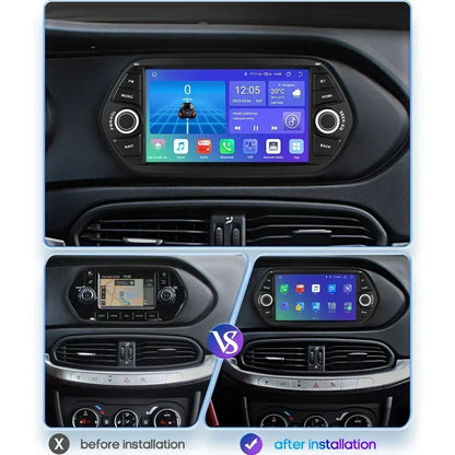Android Multimediasysteem – Auto Radio – Navigatiesysteem – 2DIN Speler – Touchscreen – 7 Inch Scherm – Android 13 OS – Bluetooth 5.0 & Canbus Box - QUORE