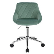 Office Chair - Ergonomic Office Chair - Saddle Stool - Office Chair - Saddle Stool on Wheels - Height Adjustable Office Chair - with Wheels - for Home Office - Turquoise