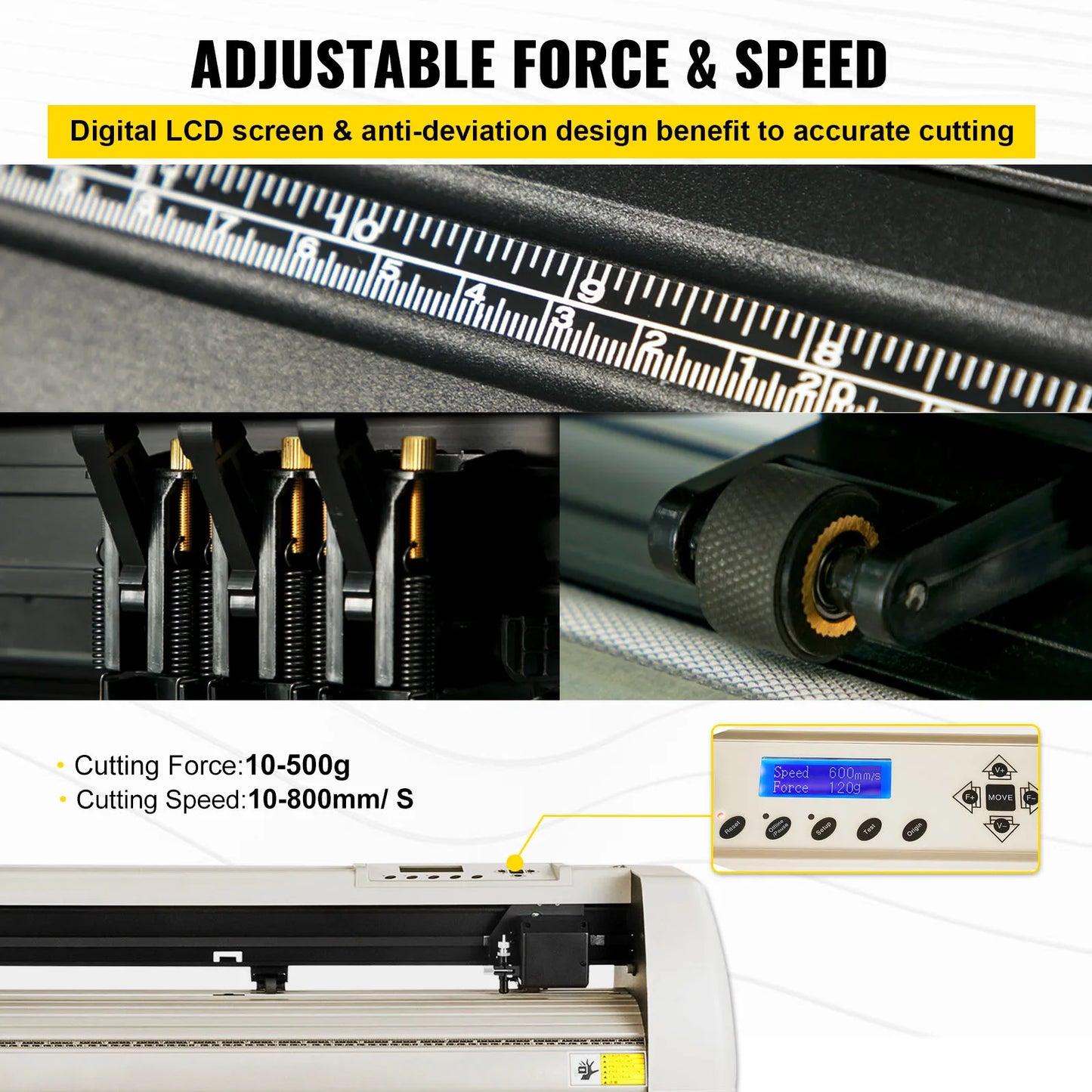Vinyl Snijplotter – Vinyl Cutter – Snijmachine – Plotter – Sticker Snijder – 34 Inch Snijbreedte – Digitale LCD Bediening
