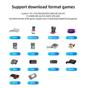 MIYOO Mini Plus Handheld Game Console Retro V3 Mini+ with 3.5 Inch Classic IPS Screen Linux System Christmas Gift