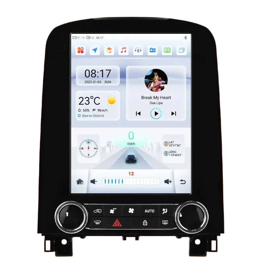 Autoradio – Multimedia Systeem – Carplay Radio – GPS Navigatie – 2DIN Radio – 9,7 Inch Touchscreen – 360° Camera Ondersteuning – Android 13 – 4G Wifi