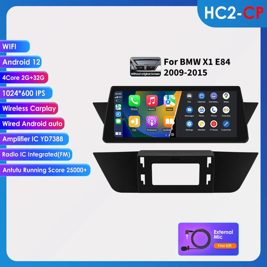 Autoradio – Autoradio 2-DIN – Multimediaspeler – Dashboard Radio – Multimedia Systeem – 10,25 Inch Scherm – Android 13 Met CarPlay & GPS Navigatie