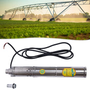 Zonne-energie Diepe Put Waterpomp - 24V - 370W - RVS - Dompelpomp voor Irrigatie - Landbouw & Watervoorziening - Farm Ranch Dompelpomp voor Diepe Putten - Zilver