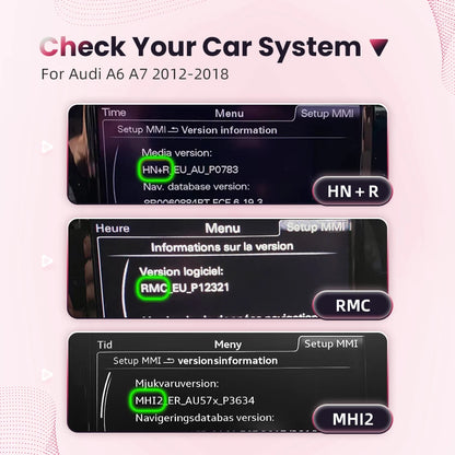 Draadloze CarPlay Interface – Wireless CarPlay Adapter – Apple CarPlay Module – Android Auto Connector – MirrorLink AirPlay Bluetooth – Plug & Play Installatie – Compatibel Audi A6 A7 2012-2018