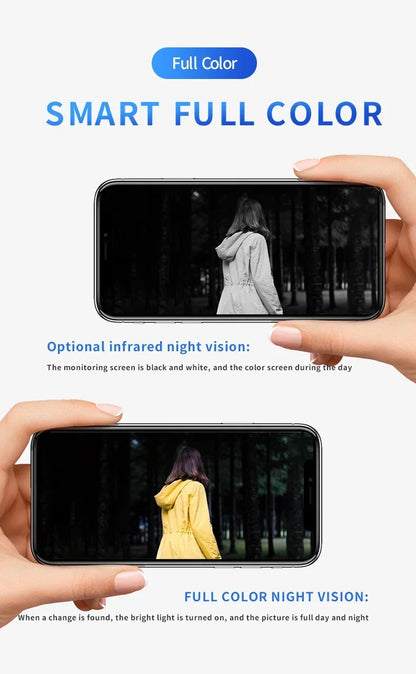 Beveiligingscamera – Camerabewaking – Buitencamera – IP-camera – Bewakingscamera – Zonne-energie – 360° PTZ Draaibaar