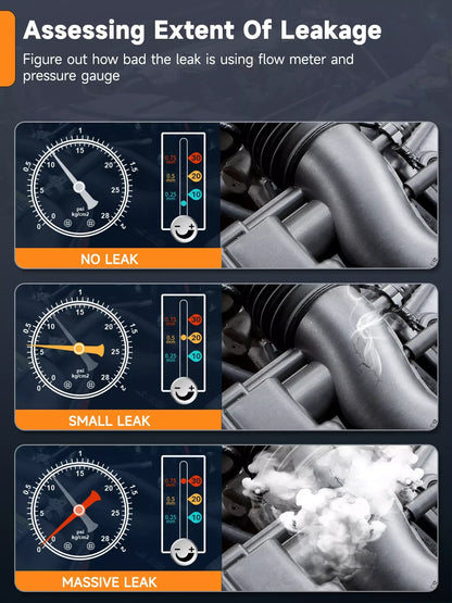Rookmachine Voor Auto’s – Lekdetectie – Lekkage Opsporen – Rookgenerator – Diagnostiek – 12V Aangedreven – Instelbare Rookuitstoot - QUORE