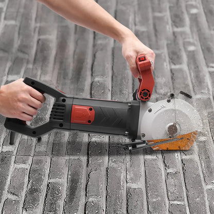 Sleuvenmolen – Muurfrees – Betonfrees – Vloersnijder – Elektrisch Aangedreven – 4800W Motor – Verstelbare Diepte