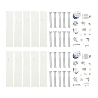 Windturbine – Windgenerator – Windmolen – Verticale As Turbine – Vijf Bladen – 12V Output – Geluidsarm En Weerbestendig