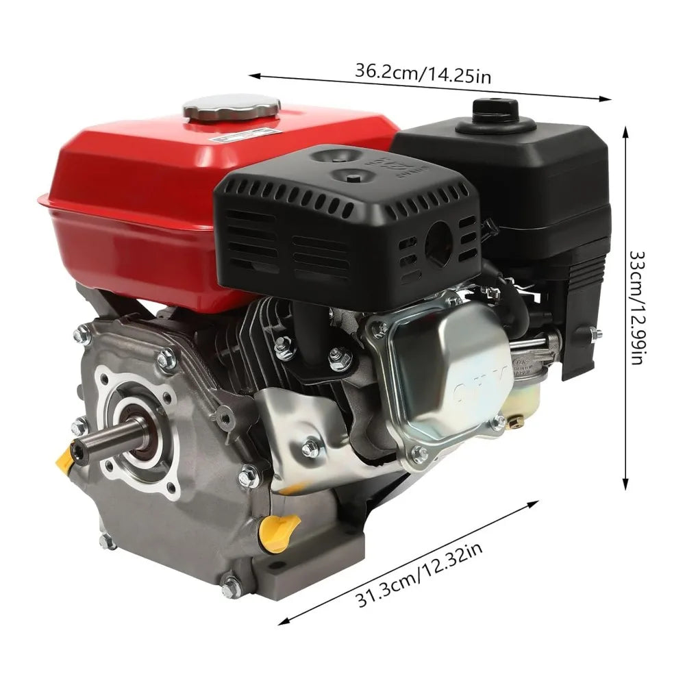 Benzine Waterpomp - Vijverpomp - Pomp - Tuinpomp - 7.5PK 4-Takt - 4000W - 208CC - 3600RPM – Luchtgekoelde Motor voor Go-Karts & Waterpompen