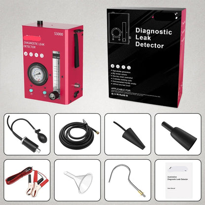 Rooklekkagedetector – Rookmachine – Lekdetectie – Lekkagezoeker – Vacuümtester – Ingebouwde Compressor – Directe Rookproductie